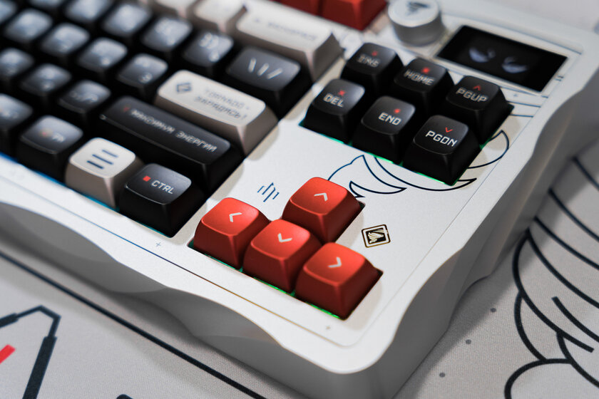 Геймерская клавиатура из алюминия, которую нельзя купить: обзор TORNADO MAX ENERGY x Дарк Проджект — Кейкапы. 4