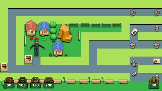 Скуллбой армейка (Tower Defence). Скриншот 2