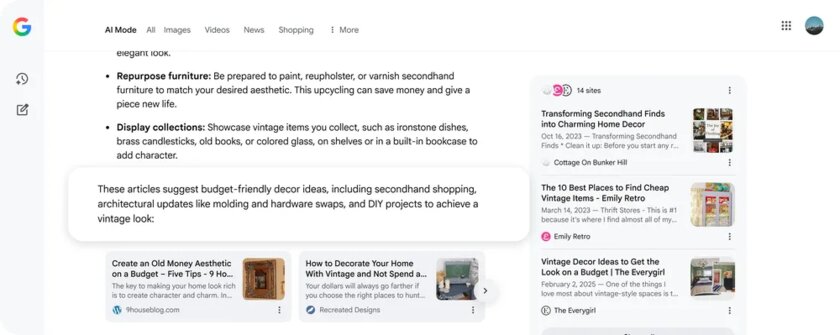 Google обновит ИИ-поиск: появится больше ссылок на источники
