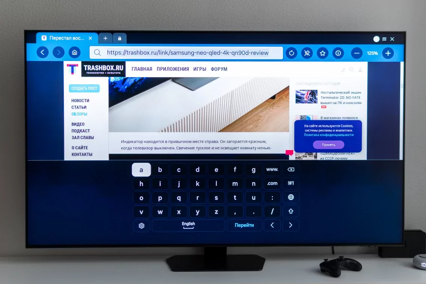 Обзор Samsung Neo QLED QN90F: небольшое обновление большого телевизора — Smart TV и управление. 9