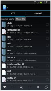 Root Explorer 4.10.1. Скриншот 1
