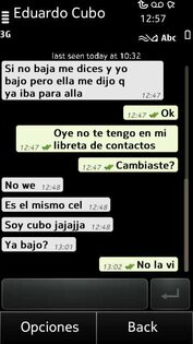 WhatsApp* Messenger 2.16.57. Скриншот 2