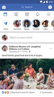 Facebook* 543.0.0.55.73. Скриншот 1