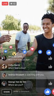 Facebook* 543.0.0.55.73. Скриншот 3