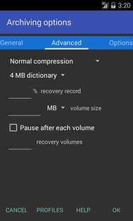RAR for Android 7.20.129. Скриншот 3