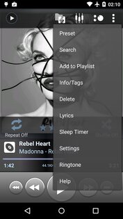 Poweramp 1018.0. Скриншот 2