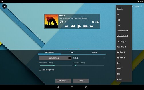 Poweramp 1018.0. Скриншот 15