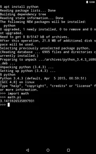 Termux 0.118.3 (F-Droid). Скриншот 5