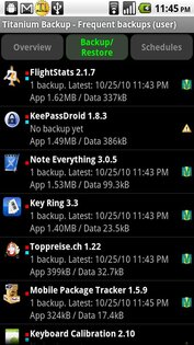 Titanium Backup 8.4.0.2. Скриншот 1