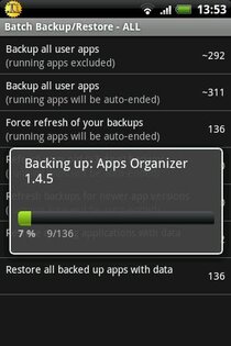 Titanium Backup 8.4.0.2. Скриншот 2