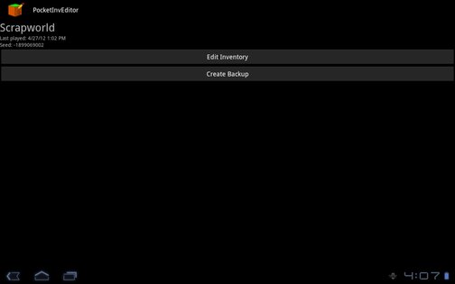 PocketInvEditor 1.18. Скриншот 4