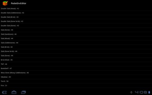 PocketInvEditor 1.18. Скриншот 6