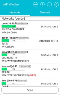WiFi Warden 3.5.5.1. Скриншот 2