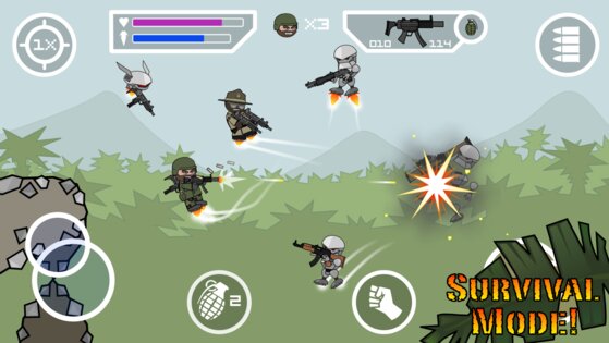 Doodle Army 2: Mini Militia 5.6.0. Скриншот 2