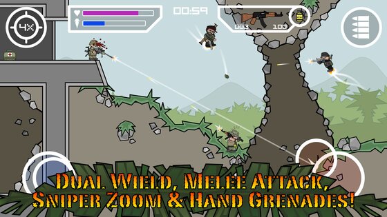 Doodle Army 2: Mini Militia 5.6.0. Скриншот 7
