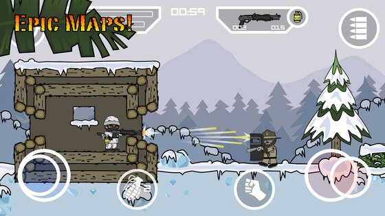 Doodle Army 2: Mini Militia 5.6.0. Скриншот 9