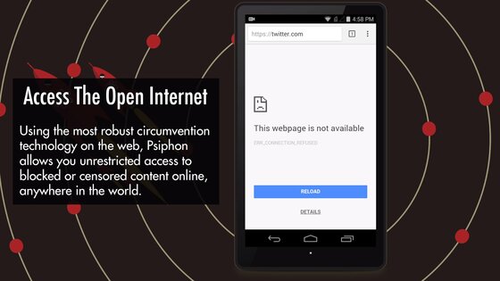 Psiphon 444.0. Скриншот 2