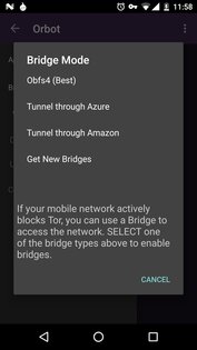 Orbot 17.7.1. Скриншот 4