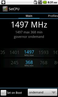SetCPU 3.1.4. Скриншот 7