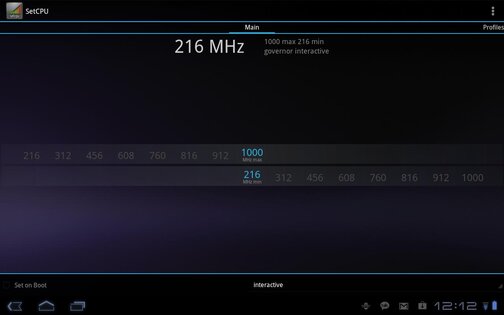 SetCPU 3.1.4. Скриншот 8