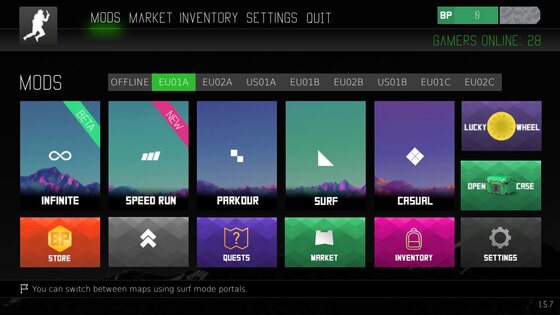 bhop pro 2.6.3. Скриншот 6