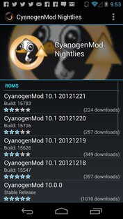 ROM Manager 5.5.3.7. Скриншот 3