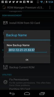 ROM Manager 5.5.3.7. Скриншот 6