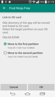 Link2SD 4.3.4. Скриншот 6