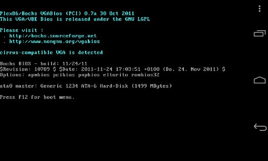 Bochs 2.6.11. Скриншот 4
