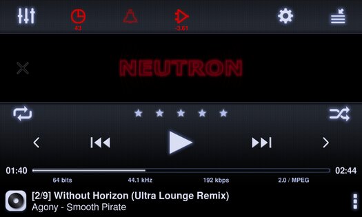 Neutron Player (Eval) 2.27.6. Скриншот 1