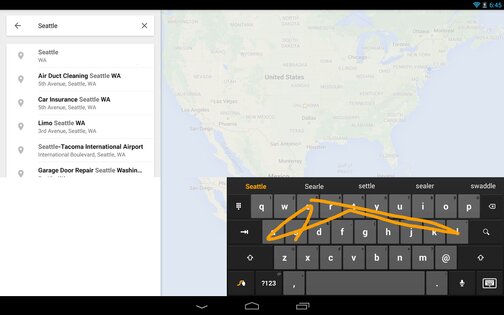 Swype + Dragon Trial 3.2.4.3020400.50699. Скриншот 1