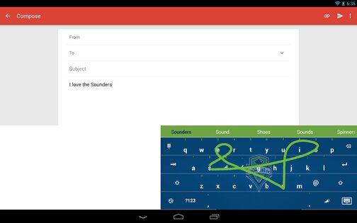 Swype + Dragon Trial 3.2.4.3020400.50699. Скриншот 3