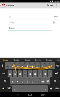 Swype + Dragon Trial 3.2.4.3020400.50699. Скриншот 6