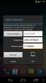 Android Terminal Emulator 1.0.70. Скриншот 3