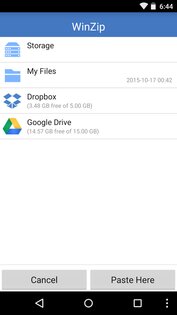 WinZip 7.1.1. Скриншот 3
