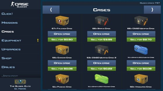 Case Clicker 1.9.6. Скриншот 7