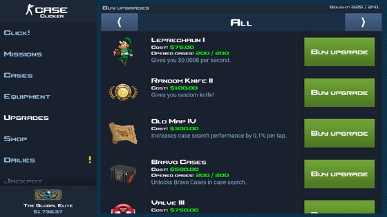 Case Clicker 1.9.6. Скриншот 8