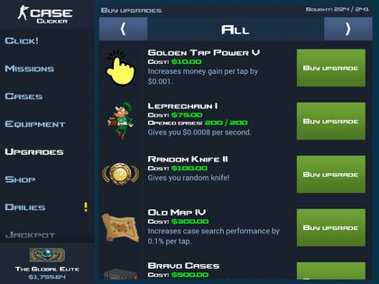 Case Clicker 1.9.6. Скриншот 16