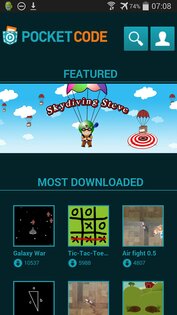 Pocket Code 1.3.0. Скриншот 4