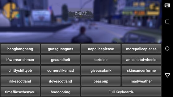 GTA III Cheater 1.8. Скриншот 7
