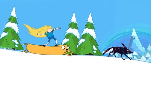 Ski Safari: Adventure Time 2.0. Скриншот 3