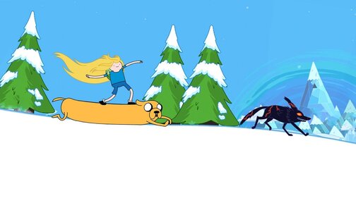 Ski Safari: Adventure Time 2.0. Скриншот 8