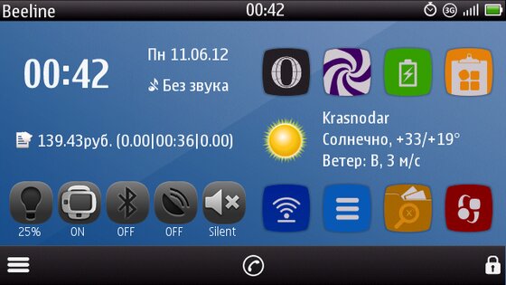 Belle Top Bar 3.00 Beta R2. Скриншот 2