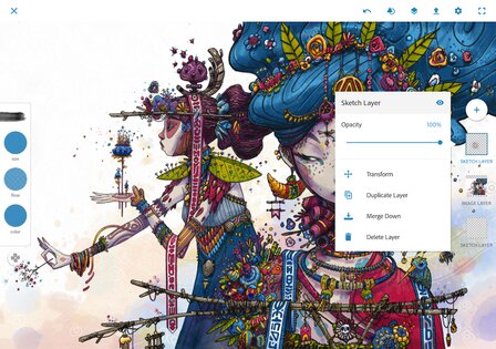 Adobe Photoshop Sketch 2.2.374. Скриншот 9