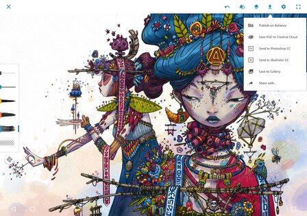 Adobe Photoshop Sketch 2.2.374. Скриншот 10