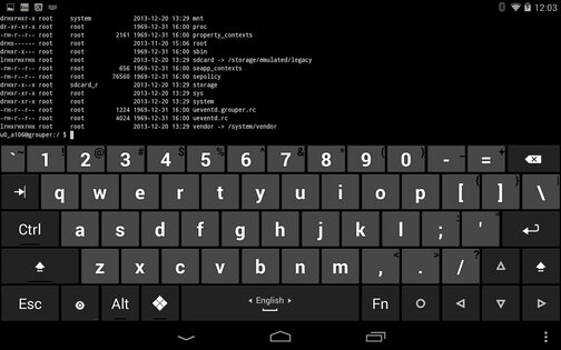 Hackers Keyboard 1.41.1. Скриншот 4