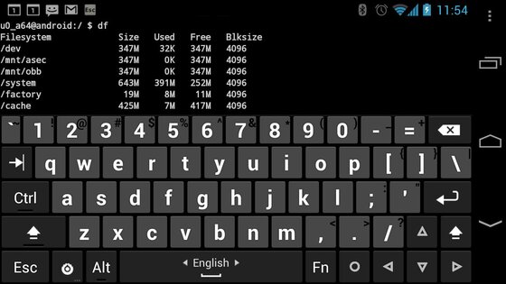Hackers Keyboard 1.41.1. Скриншот 1