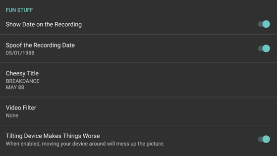 Rarevision VHS Camcorder 1.6.9. Скриншот 3