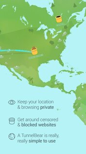 TunnelBear VPN 4.8.1. Скриншот 2
