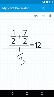 MyScript Calculator 1.2.3. Скриншот 15